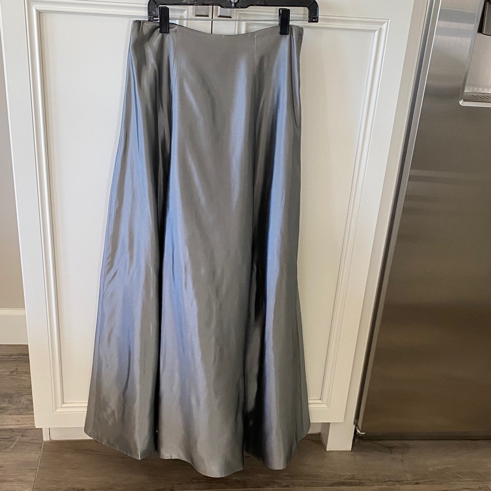 Y2K City Triangles Taffeta Type Formal Prom Maxi Skirt size 7